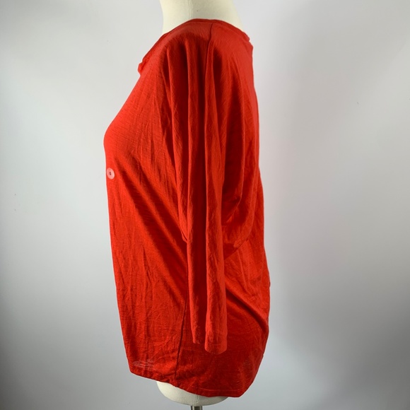 NWT Cato Small Red Long Sleeve Blouse Sportswear - Picture 2 of 4